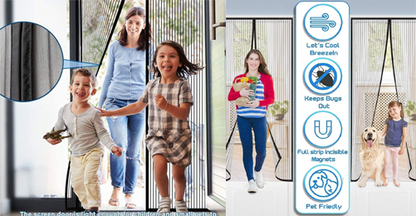 Magnetic Foldable Anti-Mosquito Door Curtain