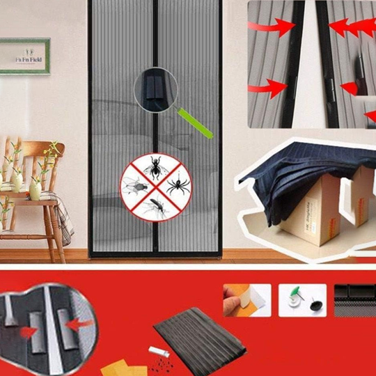 Magnetic Foldable Anti-Mosquito Door Curtain