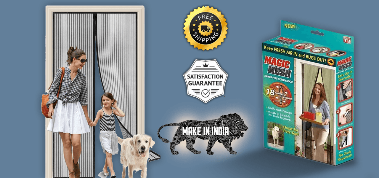 Magnetic Foldable Anti-Mosquito Door Curtain